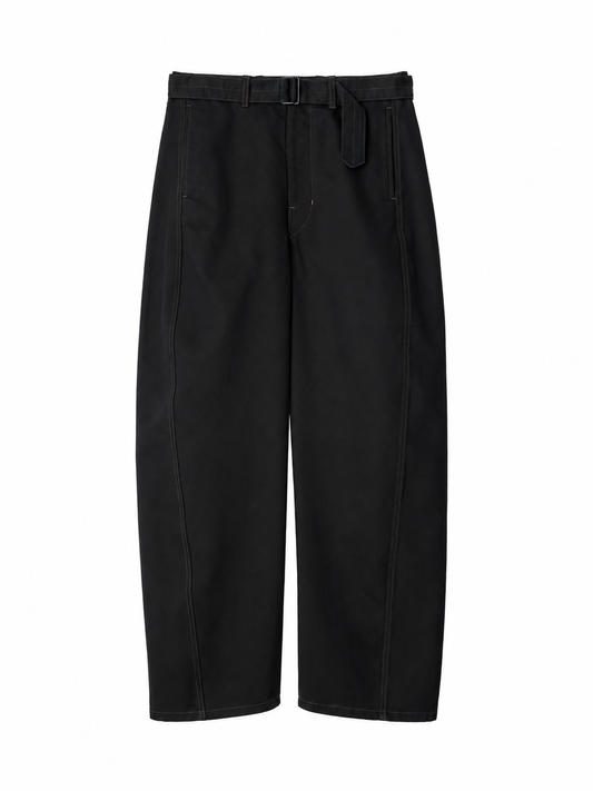 TWISTED BELTED PANTS