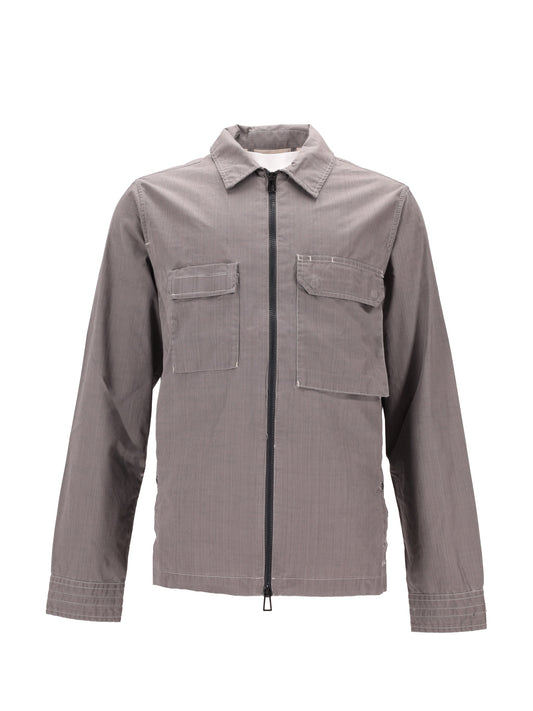 MENS ZIPPED FRONT OVERSHIRT
