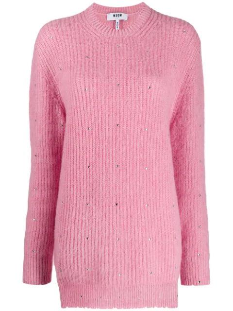 MSGM SWEATER KNIT PINK