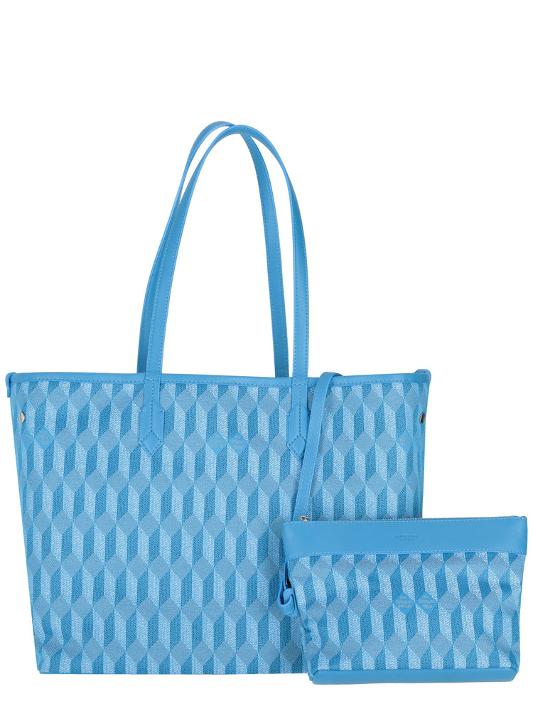 TOTE CALF/COATED CANVAS