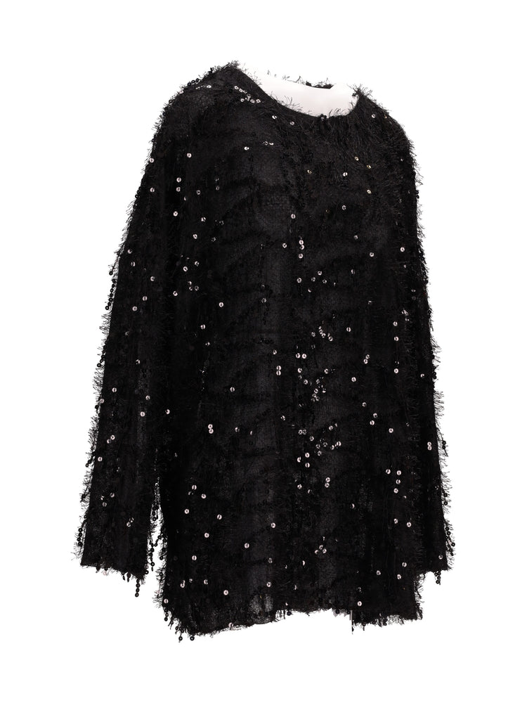 LONG-SLEEVED TEE - Pendant Sequins