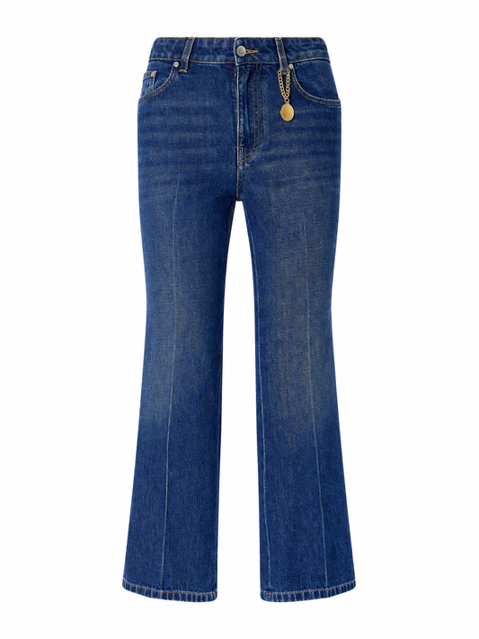 CROPPED KICK JEANS