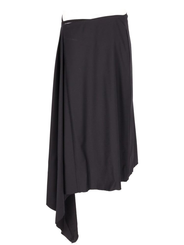 YLVA MIDI WRAP SKIRT WOOL TWILL