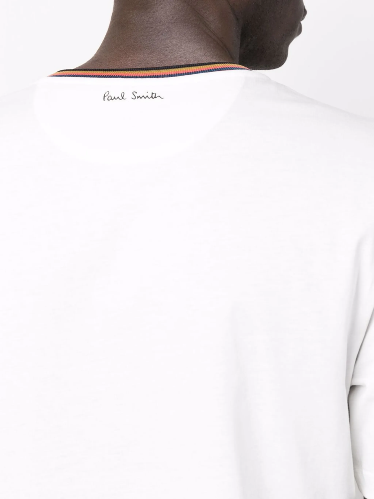 PAUL SMITH contrast-trim T-shirt