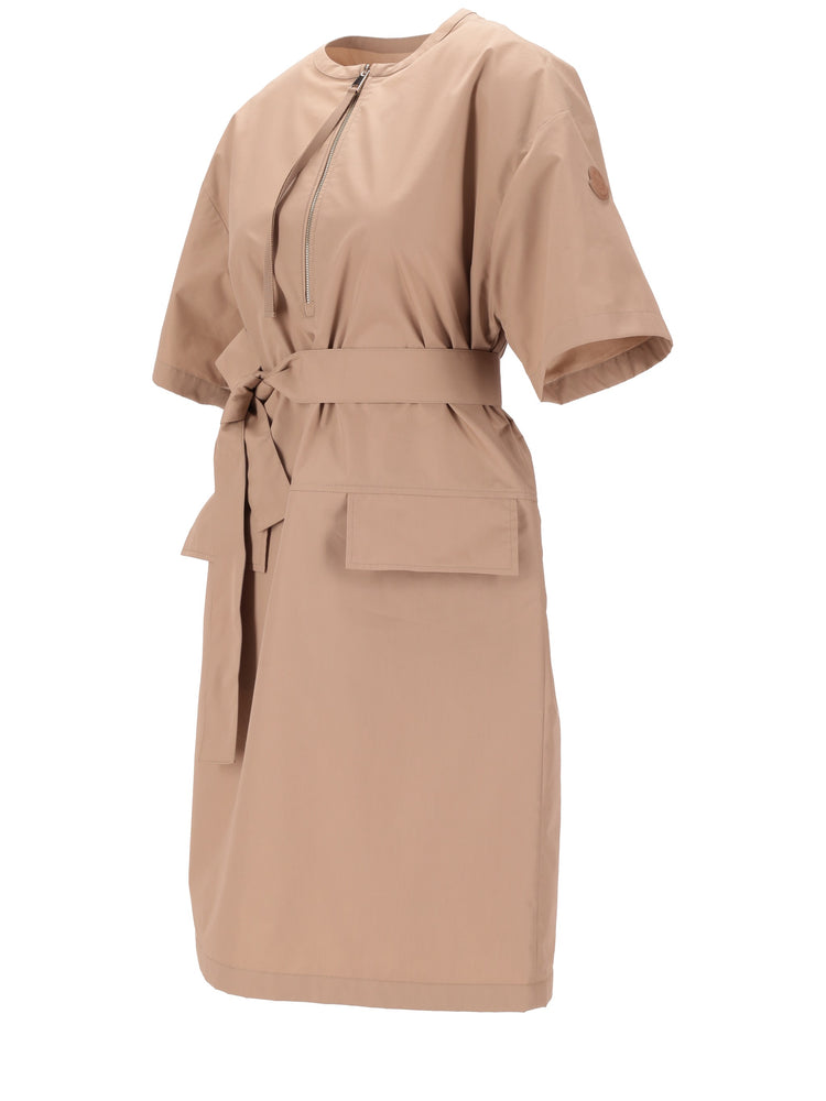belted midi dress