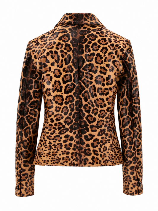 GIACCA IN PELLE DI VITELLO TIPO CAVALLINO