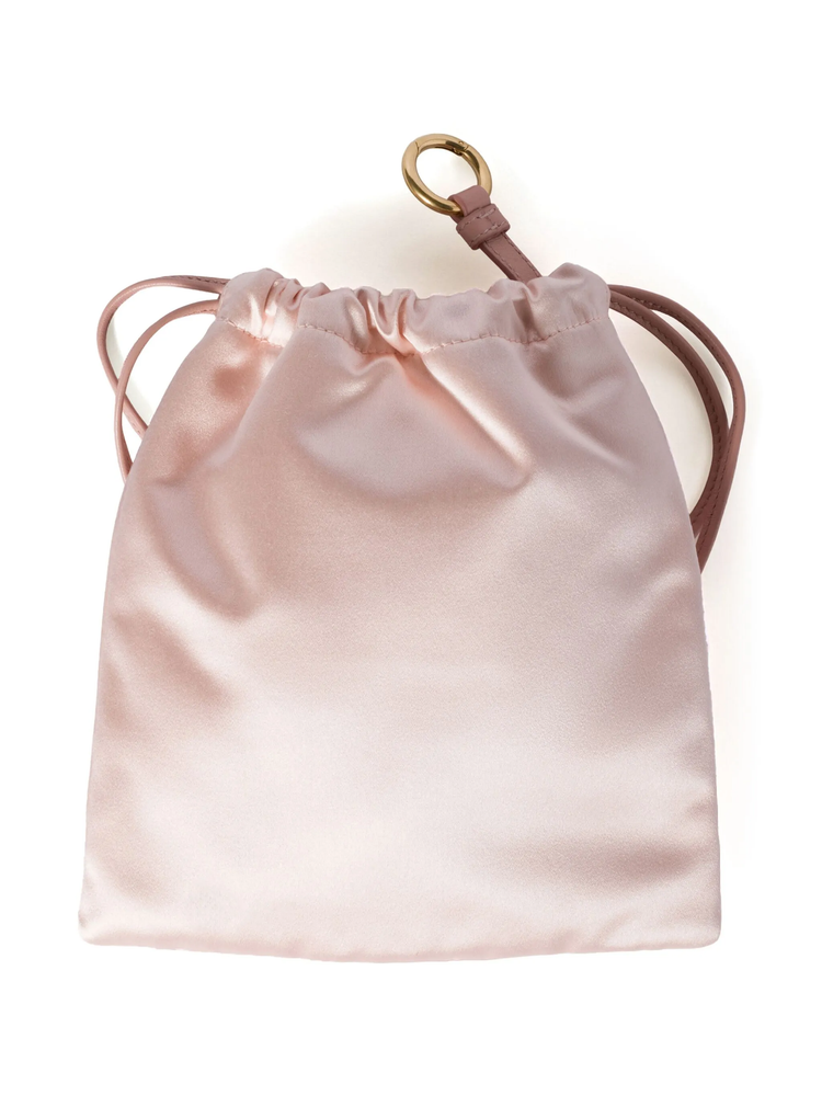 satin makeup bag