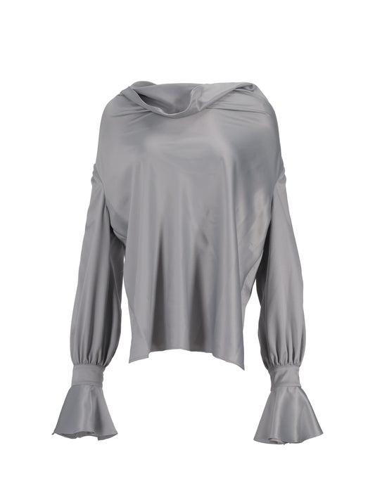 FILIPA BLUSA CREPE SATIN