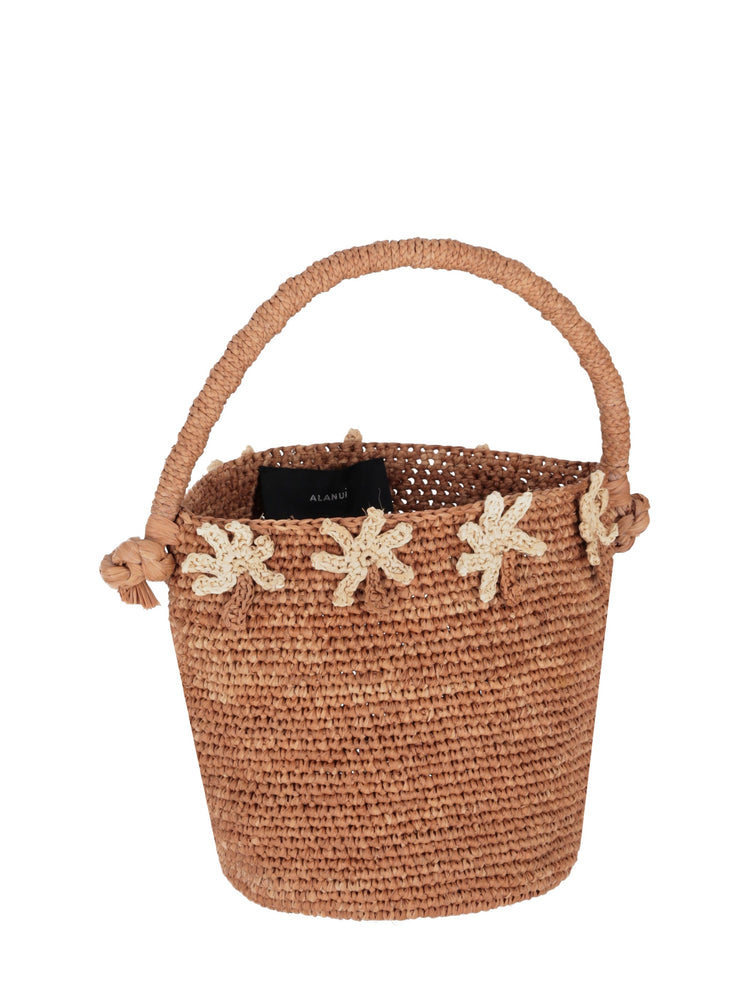 SHADOW OF THE PALM BASKET BAG BROWN  BRO