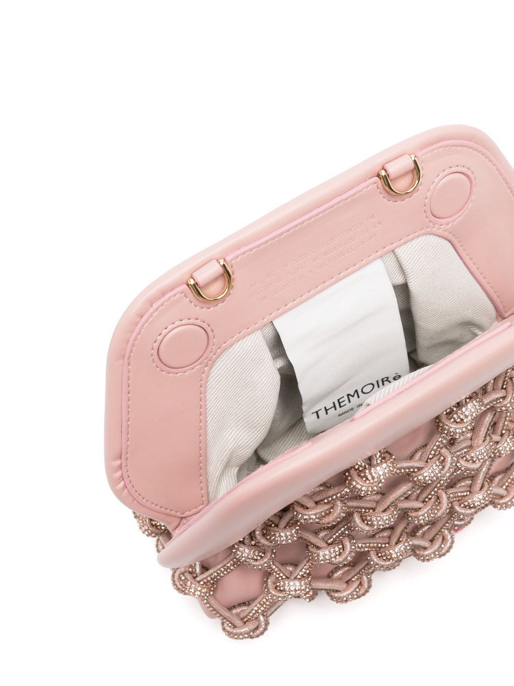 Gea Knots Strass clutch bag