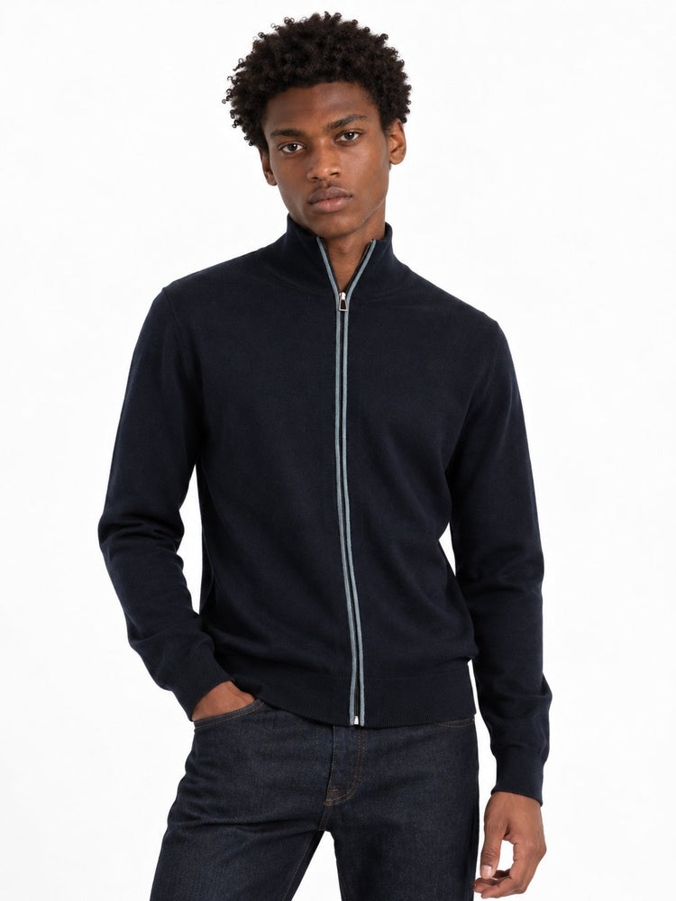 MENS CARDIGAN ZIP THRU