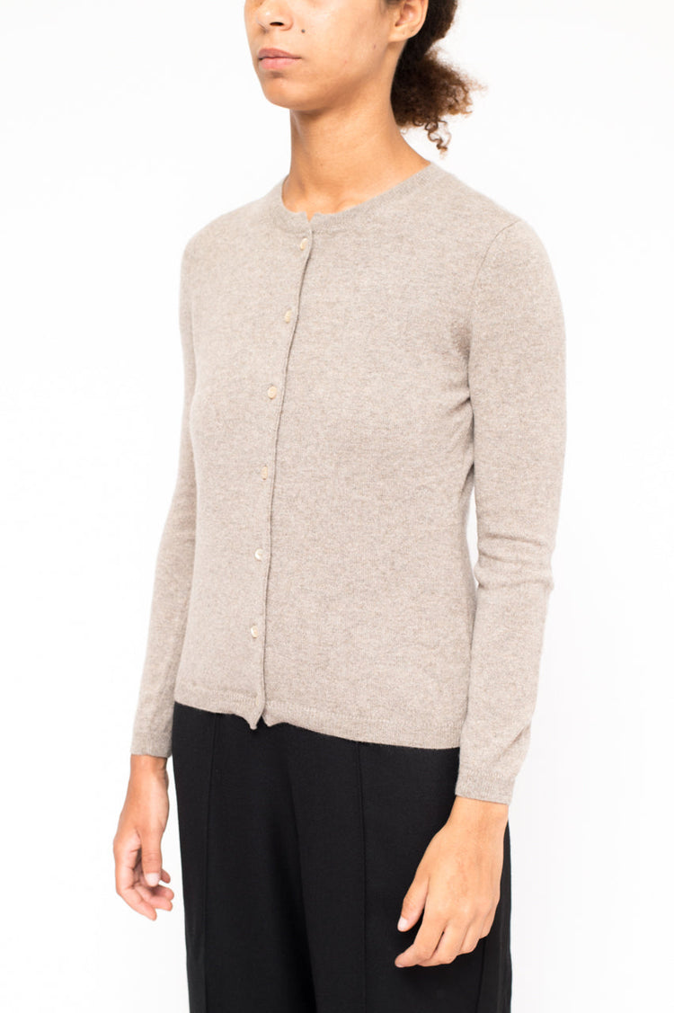 LA ROSE cardigan cashmere beige