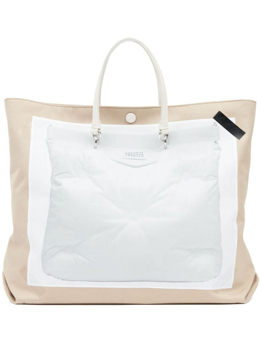 Glam Slam trompe loeil-print tote bag