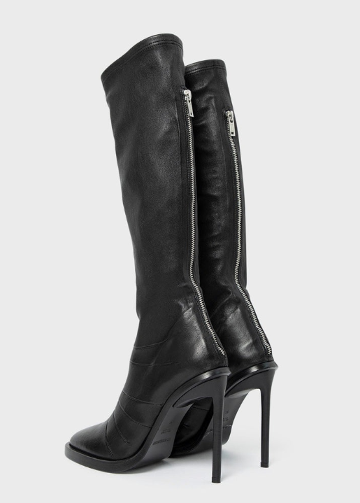 PALKA HIGH HEEL BOOTS NAPPA STRETCH LEATHER