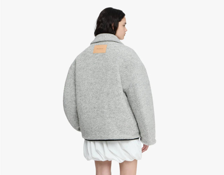 CONTRAST TRIM CASUAL JACKET