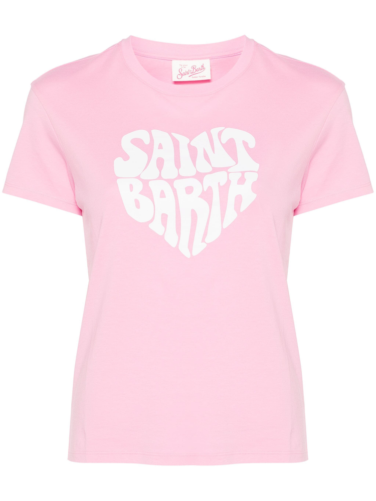 Emilie crewneck t-shirt Saint Barth Beach Club print