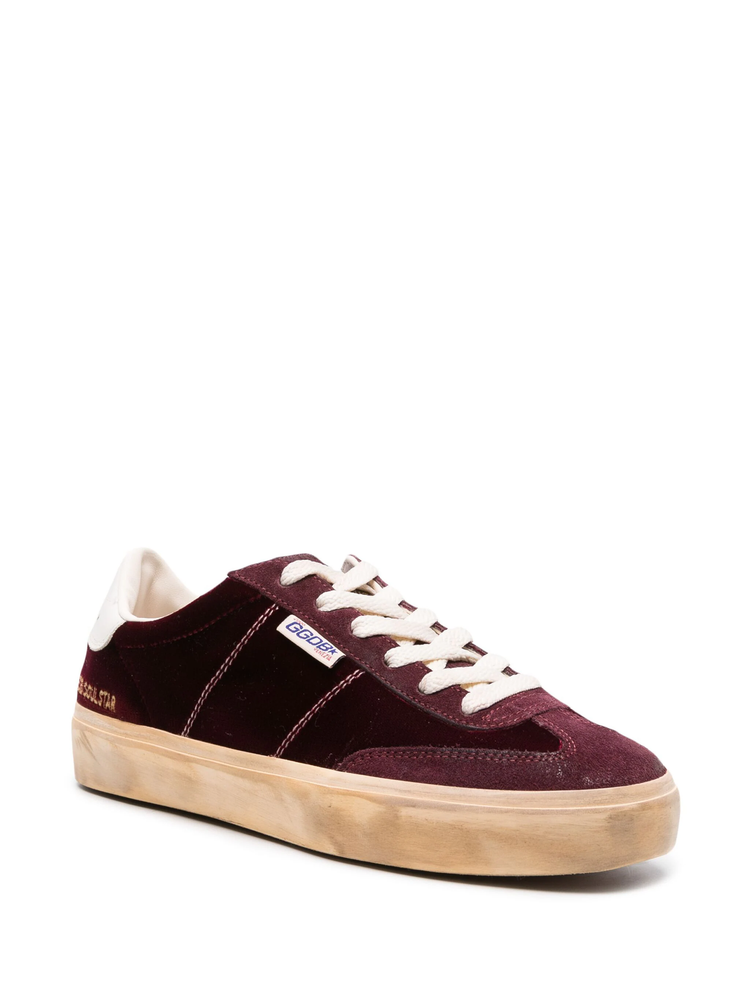 Soul-Star velvet sneakers