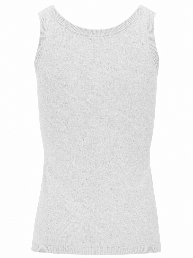 LA ROSE canotta cash grigio chiaro