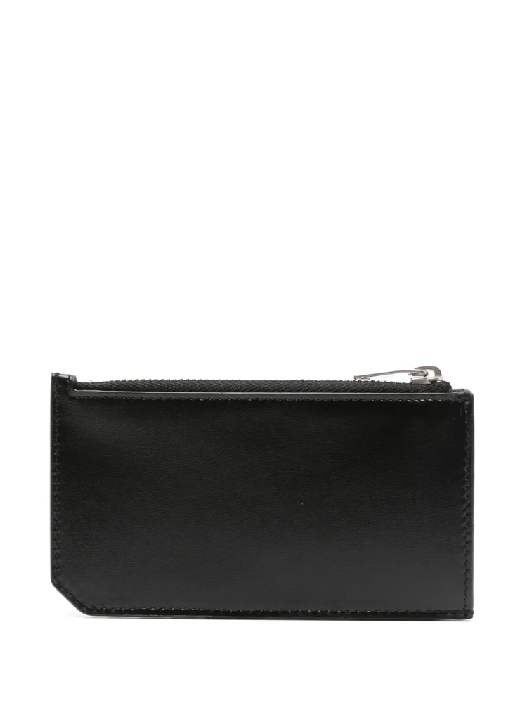 Monogram-plaque cardholder