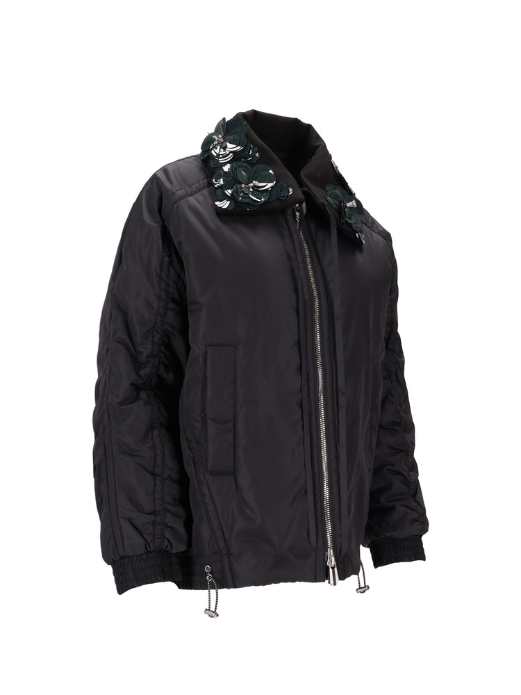 CLARINDA BLOUSON DIAGONALE MAT