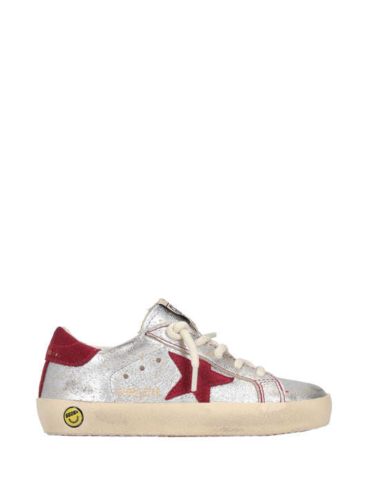 SUPER STAR LAMINATED SUEDE UPPER SUEDE STAR AND HEEL