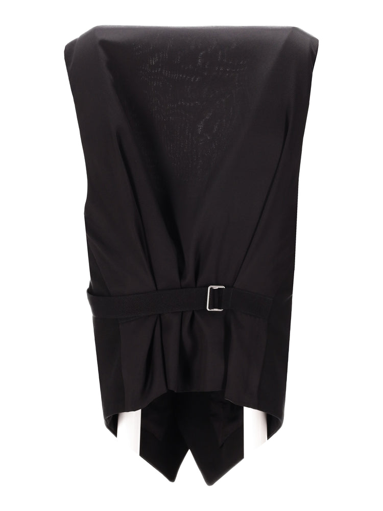 STANSE CLASSIC WAISTCOAT COTTON GABARDINE WASHED