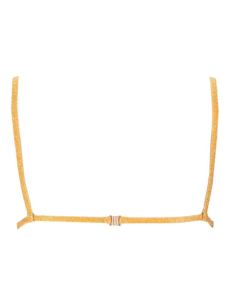 LAURA URBINATI Reggiseno triangolo nudo oro
