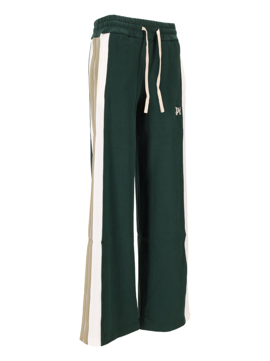 MONOGRAM COLORBLOCK SWEATPANT DARK GREEN