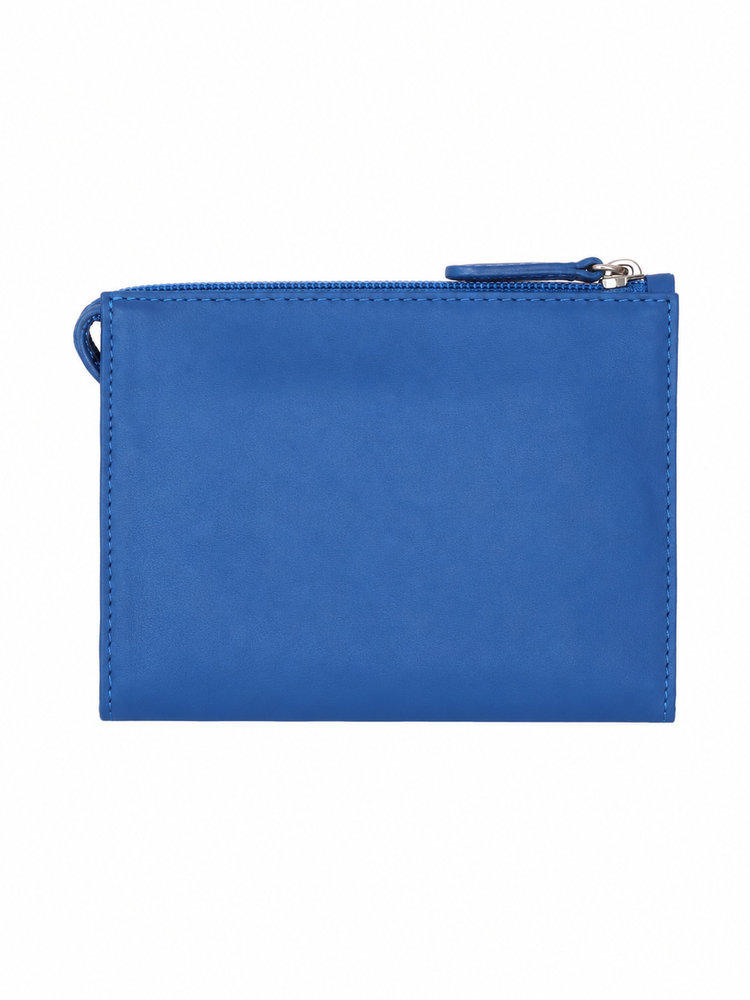 minimal leather make-up bag