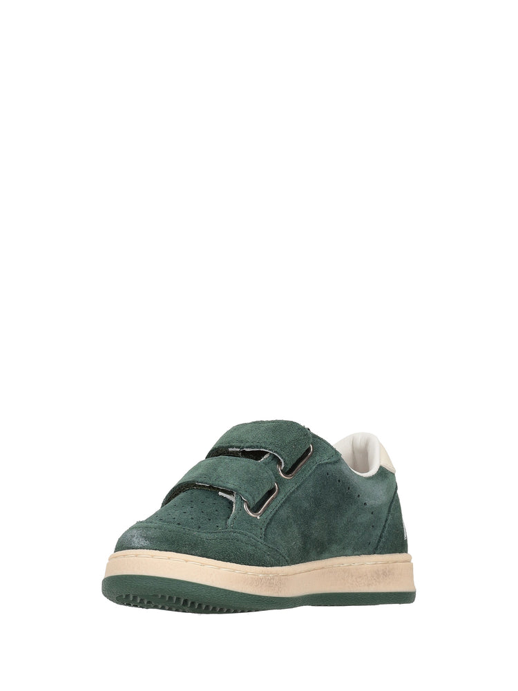 BALL STAR STRAP SUEDE UPPER VAMP TONGUE AND SPUR LEATHER STAR AND HEEL