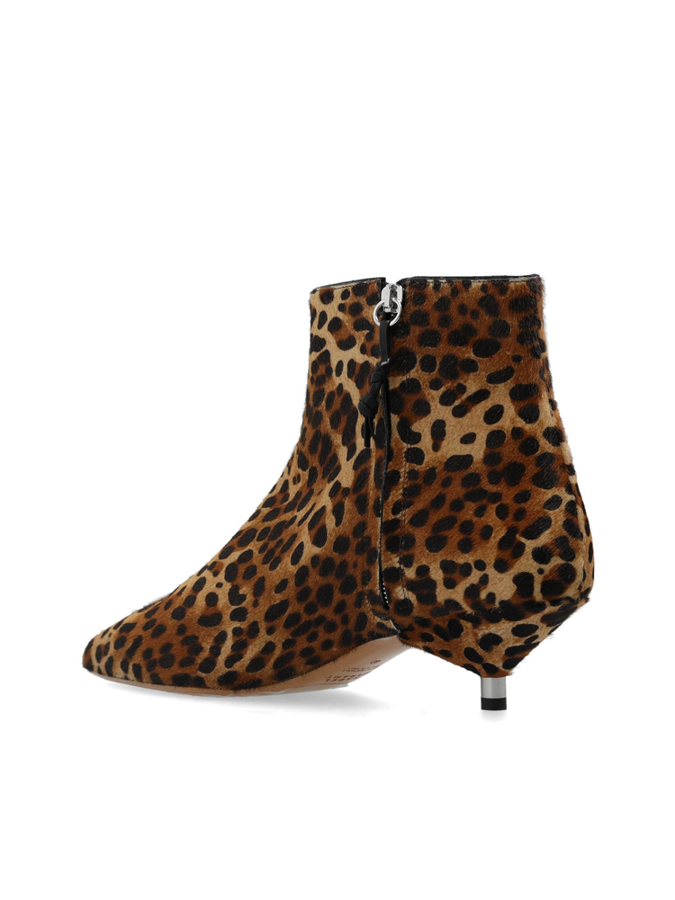 Eana 45mm leopard-print ankle boots