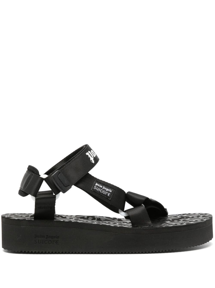 Depa logo-print sandals