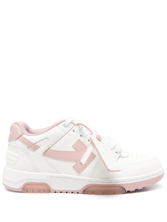 OUT OF OFFICE CALF LEATHER WHITE - PINK