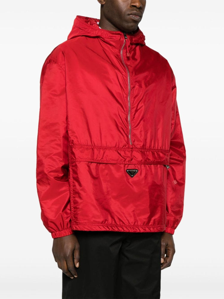 Re-Nylon hooded jacket