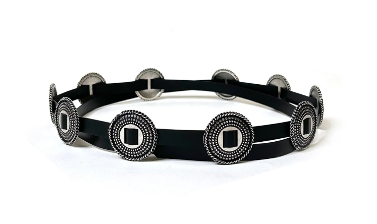 DECI CONCHO BELT NAPPA LEATHER