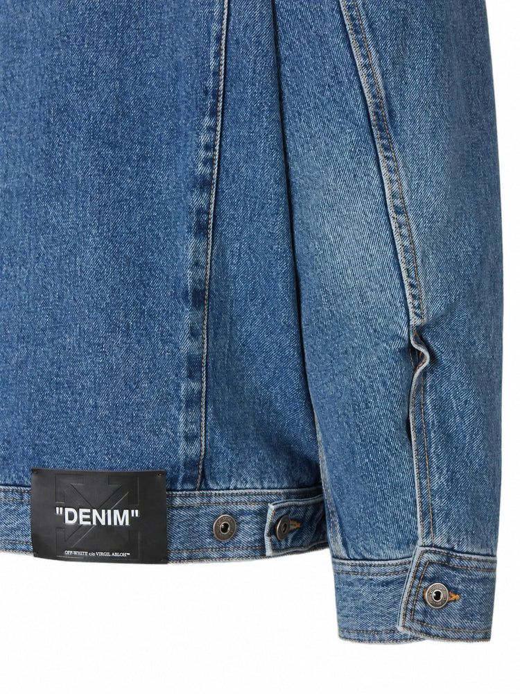 BOOKISH PADDED DENIM JACKET