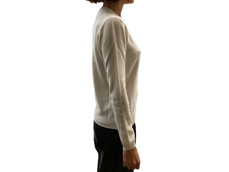 LA ROSE cardigan cashmere crema