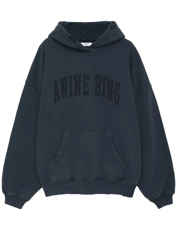 HARVEY SWEATSHIRT  DARK WASHED BLACK