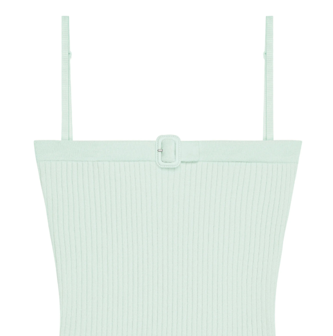 TOP BUCKLE RIB KNIT