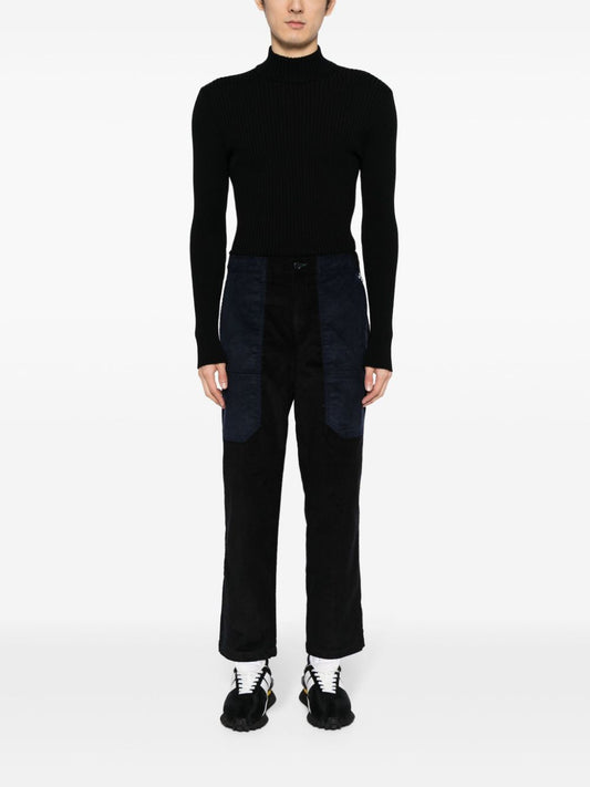 straight-leg corduroy trousers