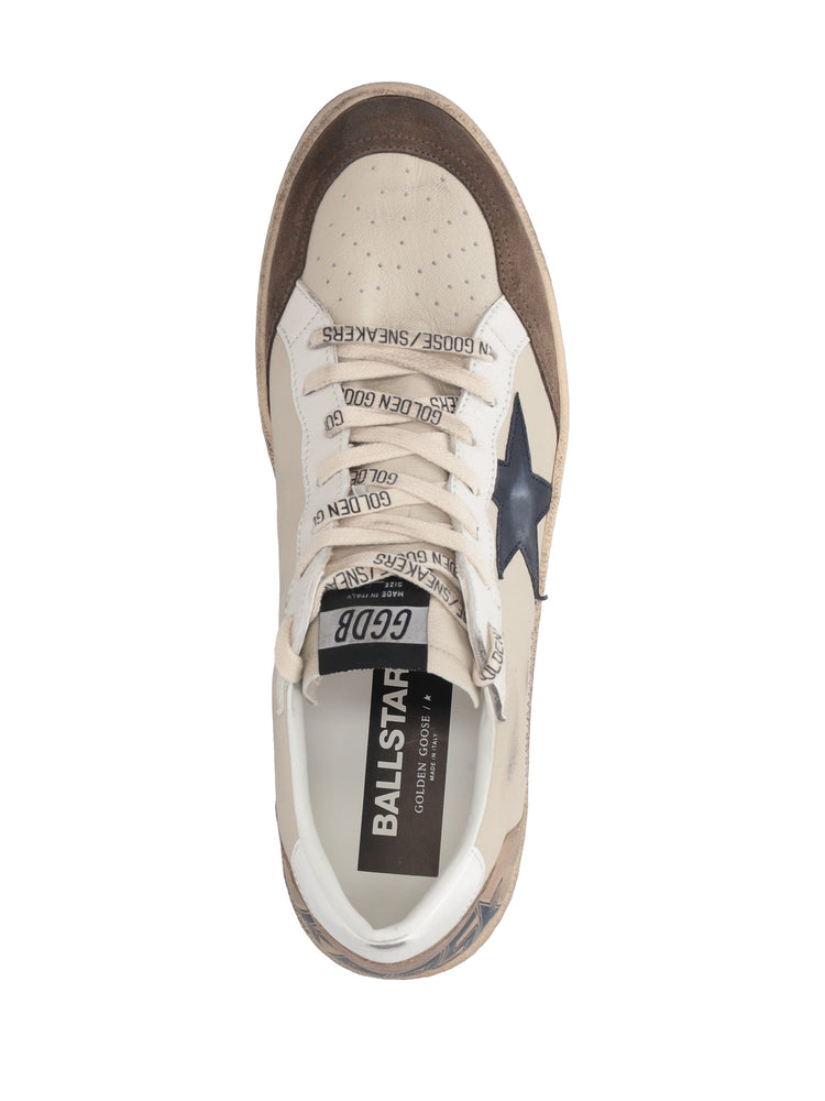 BALLSTAR NAPPA UPPER SUEDE TOE NABUK SPUR LEATHER STAR AND HEEL