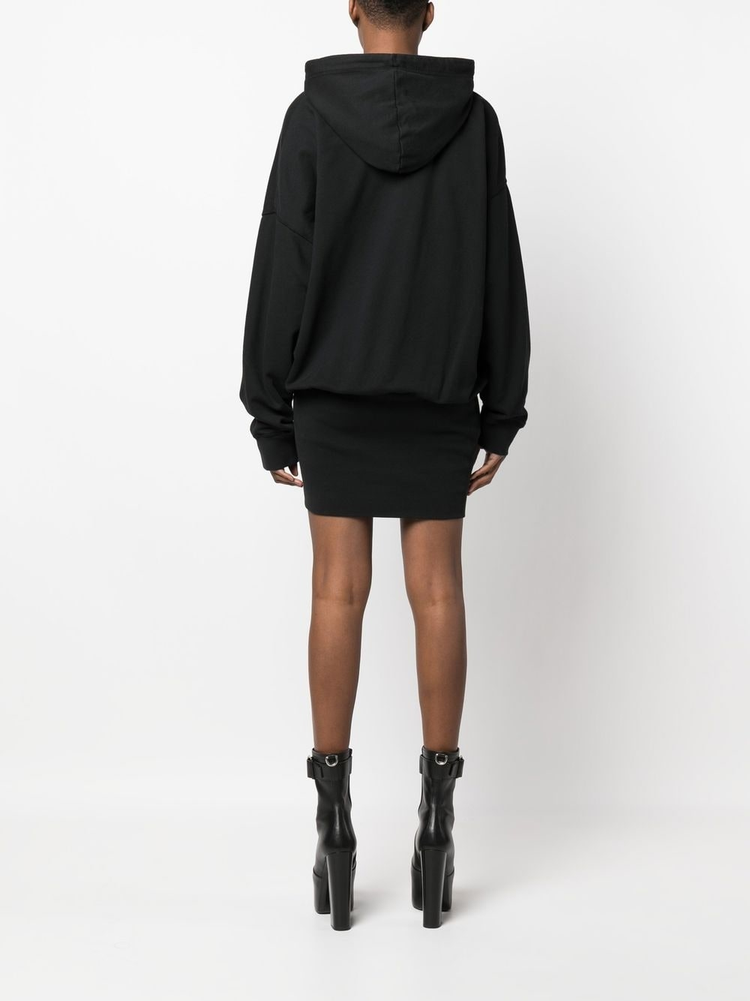 DSQUARED2 logo print hooded dress