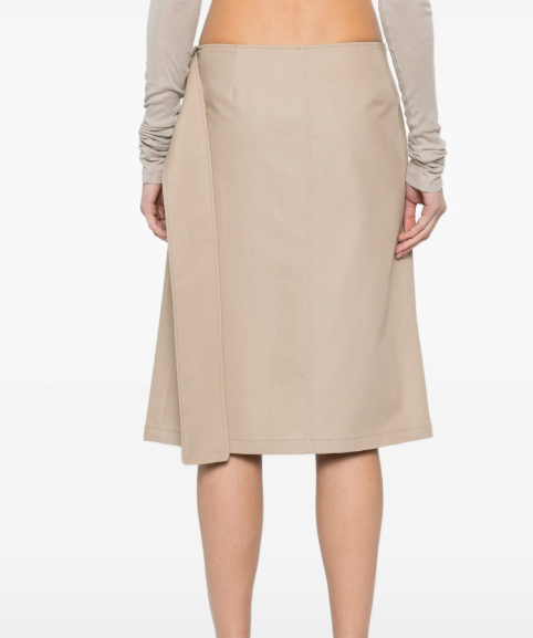 SKIRT UTILITY BUCKLE COTTON