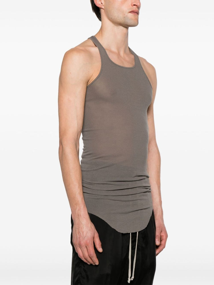 fine-ribbed tank top