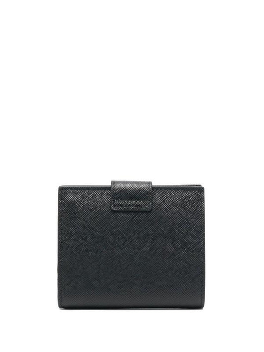 PRADA wallet black logo