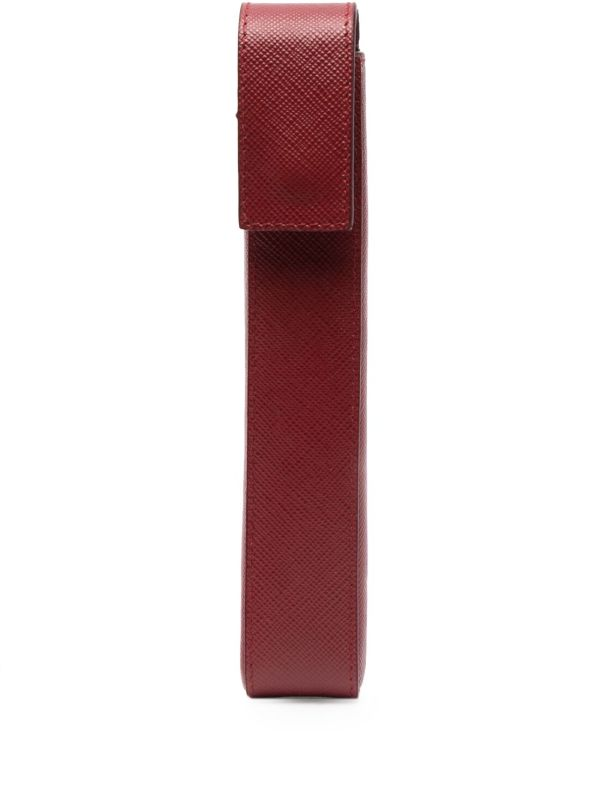 PRADA saffiano-leather pen case