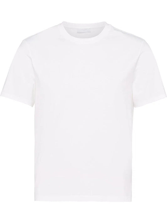 PRADA t-shirt round neck white