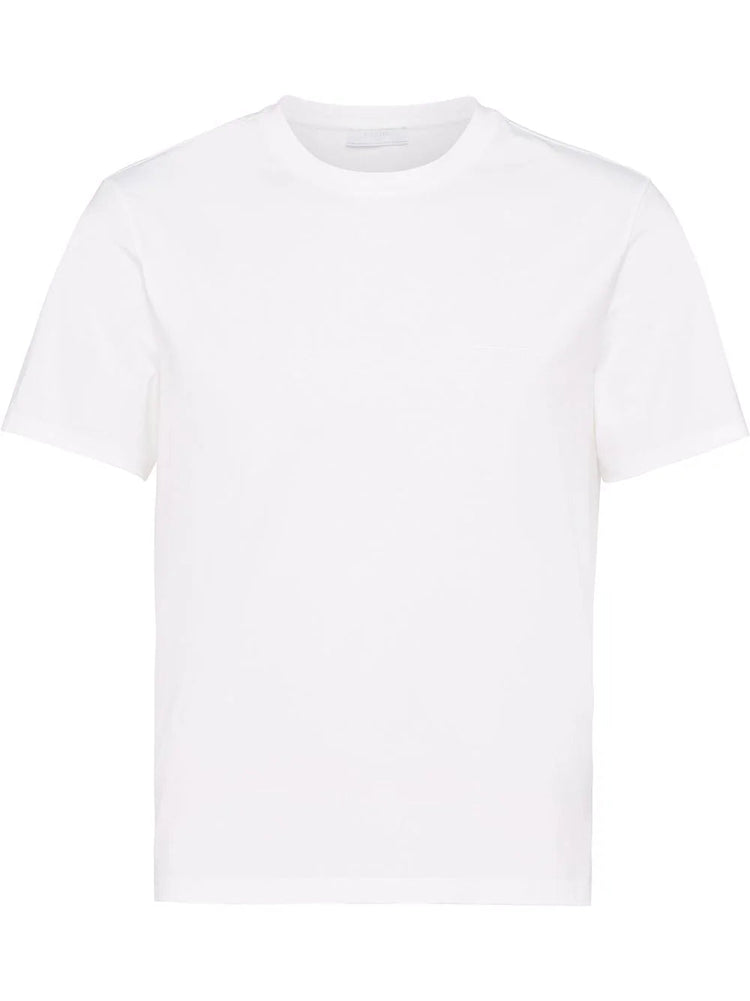 PRADA t-shirt round neck white