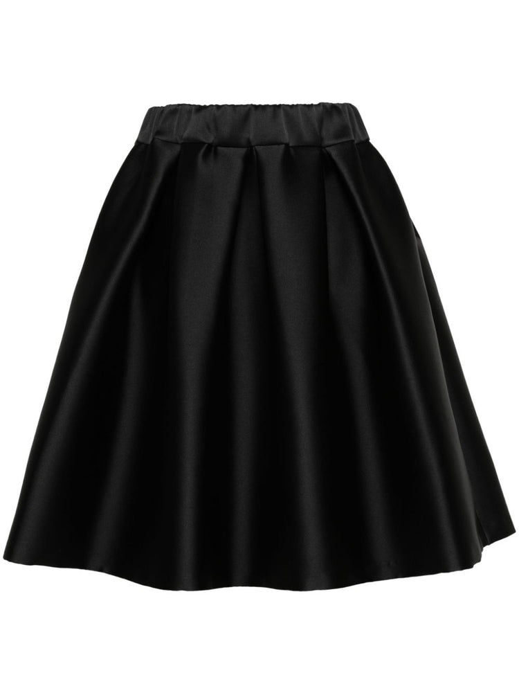 pleated full skirt