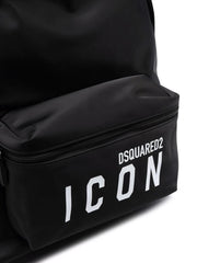 DSQUARED2 logo-print pocket backpack